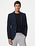 Textured Jersey Jacket with Stretch