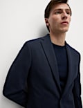 Tailored Fit Jersey Textured Blazer
