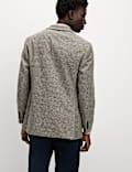 Tailored Fit Wool Blend Textured Blazer