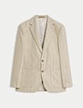 Tailored Fit Herringbone Stretch Blazer