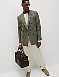 Auf Figur geschnittener Blazer aus Wollmisch-Twill