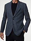 Italian Linen Blend Textured Blazer