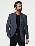 Italian Linen Blend Textured Blazer