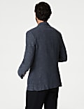 Italian Linen Blend Textured Blazer