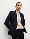 Italian Moleskin Single Breasted Blazer