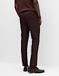 Slim Fit Twill Suit Trousers