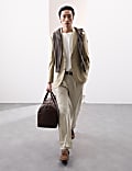 Tailored Fit Italian Linen Blend Twill Blazer
