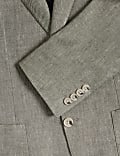 Tailored Fit Italian Linen Blend Twill Blazer