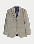 Tailored Fit Italian Linen Blend Twill Blazer