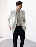 Tailored Fit Linen Blend Twill Blazer