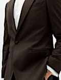 Veste de smoking extensible coupe ajust&eacute;e