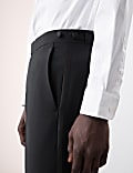 Tailored Fit Wool Blend Tuxedo Trousers