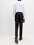 Tailored Fit Textured Sheen Tuxedo Trousers
