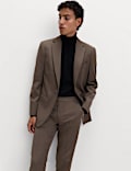 Tailored Fit Sateen Stretch Tuxedo Jacket
