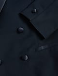 Veste de smocking croisée coupe cintrée