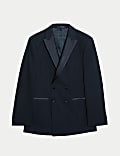 Veste de smocking croisée coupe cintrée