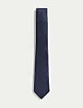 Slim Herringbone Italian Pure Silk Tie