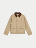 Pure Cotton Short Trench Coat