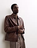 Veste Harrington en cuir