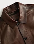 Leather Harrington Jacket