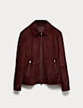 Veste Harrington en cuir