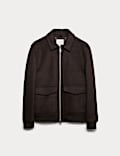 Wool Rich Bomber Jacket