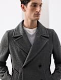 Wool Rich Peacoat