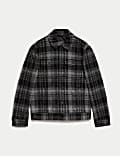 Checked Button-through Jacket