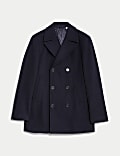 Wool Rich Peacoat