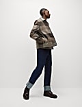 Check Zip Up Jacket