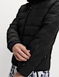 Feather and Down Ski Puffer Jacket