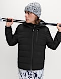 Feather and Down Ski Puffer Jacket