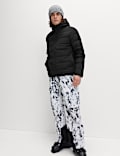 Feather and Down Ski Puffer Jacket