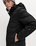 Feather and Down Ski Puffer Jacket