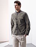 Suede Bomber Jacket