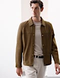 Suede Overshirt
