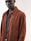 Suede Harrington Jacket
