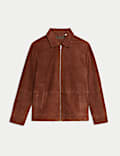 Suede Harrington Jacket