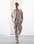 Faux Suede Overshirt
