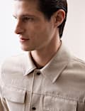 Faux Suede Overshirt