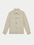 Faux Suede Overshirt