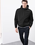 Blouson d'aviateur rembourré à capuche