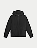 Blouson d'aviateur rembourré à capuche