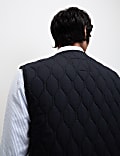 Pure Cotton Quilted Gilet with Stormwear™