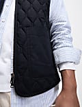 Pure Cotton Quilted Gilet with Stormwear™