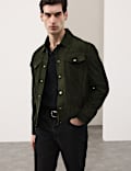 Suede Trucker Jacket