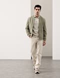 Suede Bomber Jacket