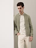Suede Bomber Jacket
