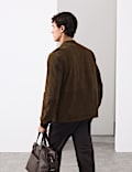 Suede Bomber Jacket