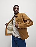 Canvas Trucker Utility Jacket with Stormwear™